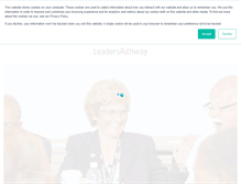 Tablet Screenshot of leaderspathway.com